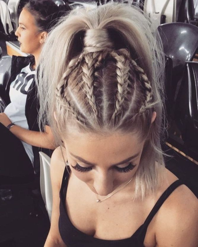 Featured Photo of 25 Collection of Braid-into-pony Hairstyles