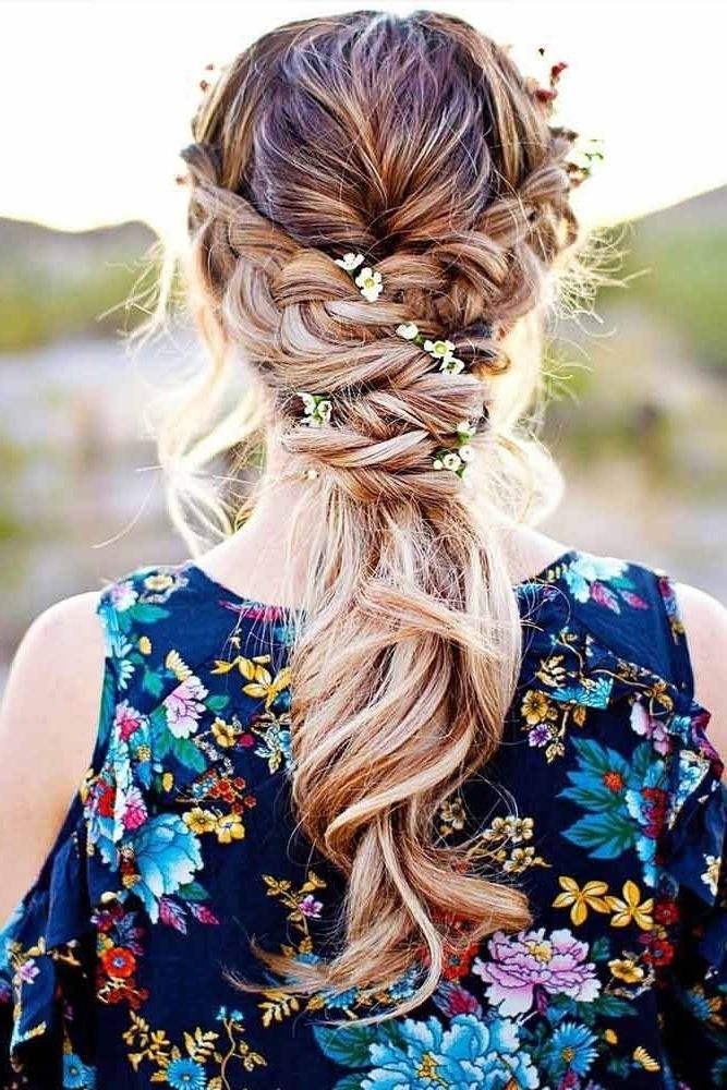 30 Cute Ponytail Hairstyles For You To Try | Hair | Pinterest Inside Pony Hairstyles With Textured Braid (View 21 of 25)
