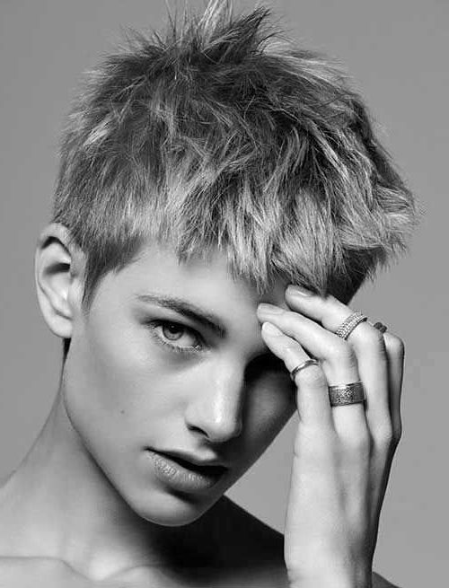 30 Perfect Pixie Haircuts For Chic Short Haired Women Within Current Choppy Gray Pixie Hairstyles (View 9 of 25)