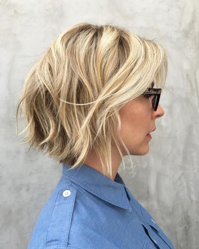 Featured Photo of 25 Ideas of Shaggy Highlighted Blonde Bob Hairstyles