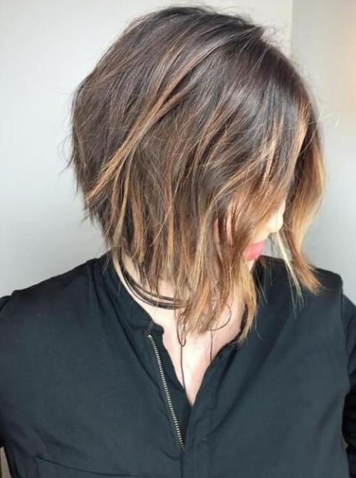 33 Of The Best Balayage Hair Color Ideas For 2018 Pertaining To Current Disconnected Blonde Balayage Pixie Hairstyles (Photo 21 of 25)