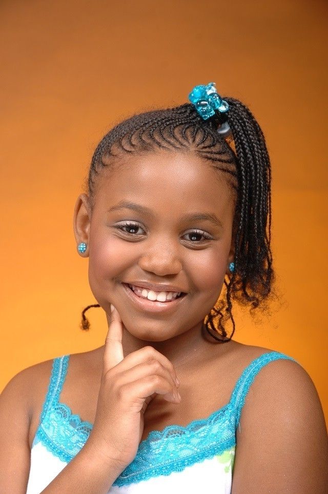 33 Perfect Ponytail Hairstyles For Little Black Girls Throughout Chunky Black Ghana Braids Ponytail Hairstyles (View 15 of 25)