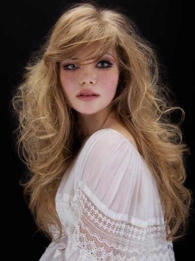 35 Best Glamorous '70S Feathered Hair Style Looks Regarding Feathered Cut Blonde Hairstyles With Middle Part (View 23 of 25)