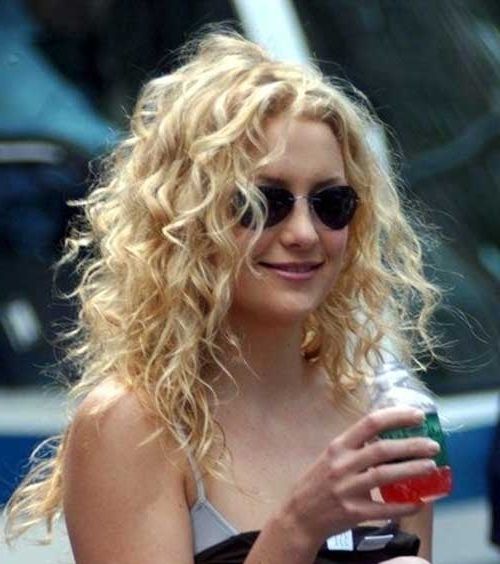 35 Long Layered Curly Hair | Hairstyles & Haircuts 2016 – 2017 Inside Warm Blonde Curls Blonde Hairstyles (View 25 of 25)