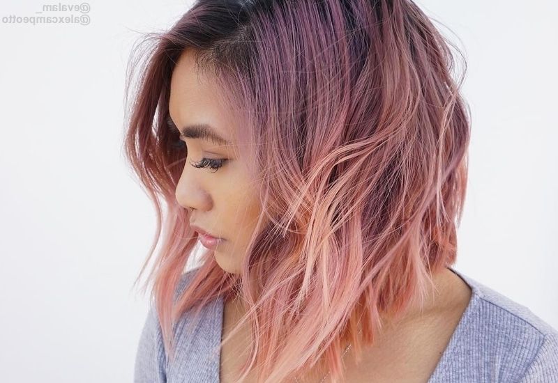 36 Best Short Ombre Hair Ideas Of 2018 Throughout Best And Newest Pastel And Ash Pixie Hairstyles With Fused Layers (View 18 of 25)