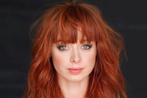 38 Ridiculously Cute Hairstyles For Long Hair (Popular In 2018) For Ginger Highlights Ponytail Hairstyles With Side Bangs (View 18 of 25)