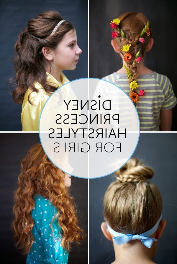 4 Disney Princess Hair Tutorials | Babble In Princess Tie Ponytail Hairstyles (View 3 of 25)