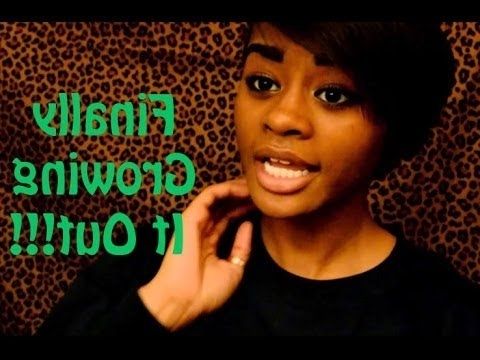 4 Grown Out Pixie Cut Hairstyles [no Heat!] – Youtube Throughout Current Growing Out Pixie Hairstyles For Curly Hair (View 24 of 25)