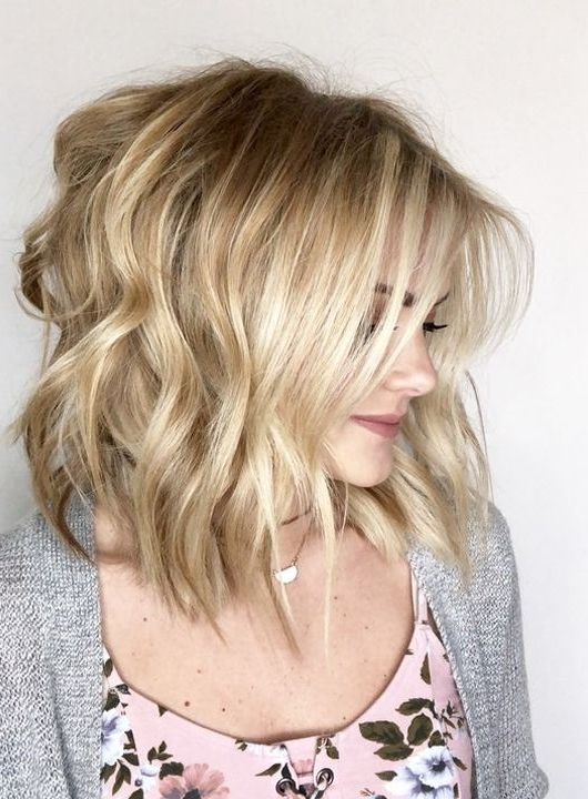 40 Banging Blonde Bob And Blonde Lob Hairstyles 2018 | Hair Style With Dark And Light Contrasting Blonde Lob Hairstyles (View 8 of 25)