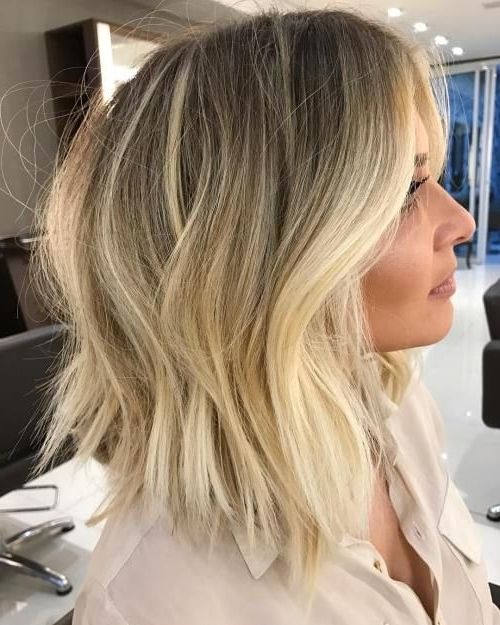 40 Banging Blonde Bob And Blonde Lob Hairstyles | Hair And Beauty Inside Dark And Light Contrasting Blonde Lob Hairstyles (View 1 of 25)