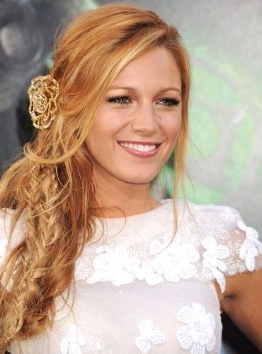40 Blake Lively Hair (lovely Long Blonde Red Carpet Styles) Page 1 Of 2 With Lively And Lovely Low Ponytail Hairstyles (View 23 of 25)