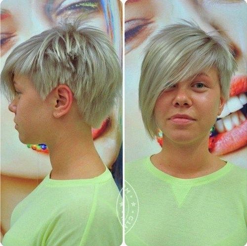 40 Bold And Beautiful Short Spiky Haircuts For Women | For A Throughout Short Silver Blonde Bob Hairstyles (Photo 24 of 25)