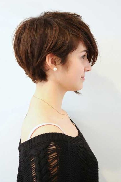 40 Hottest Short Hairstyles, Short Haircuts 2018 – Bobs, Pixie, Cool With Most Popular Growing Out Pixie Hairstyles For Curly Hair (Photo 9 of 25)
