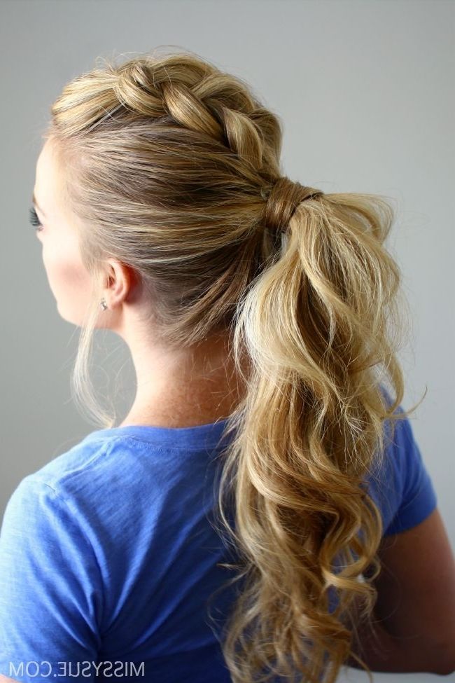 43 Best Hair Inspiration Images On Pinterest | Hair Makeup, Hairdos Intended For Romantically Messy Ponytail Hairstyles (View 21 of 25)