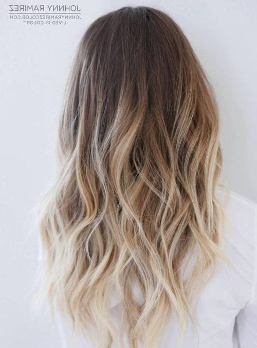 45 Balayage Hairstyles 2018 – Balayage Hair Color Ideas With Blonde With Regard To Root Fade Into Blonde Hairstyles (Photo 17 of 25)