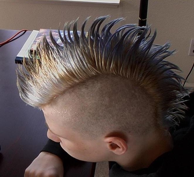 45 Marvelous Ways To Wear Mohawk Haircut – Find Yours With Regard To Most Current Spiked Blonde Mohawk Hairstyles (View 18 of 25)