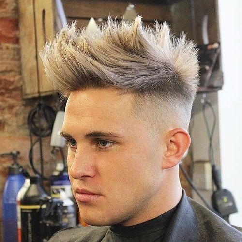 49 Men's Hairstyles To Try In 2018 | Fade Haircuts | Pinterest For Recent Spiked Blonde Mohawk Hairstyles (View 3 of 25)