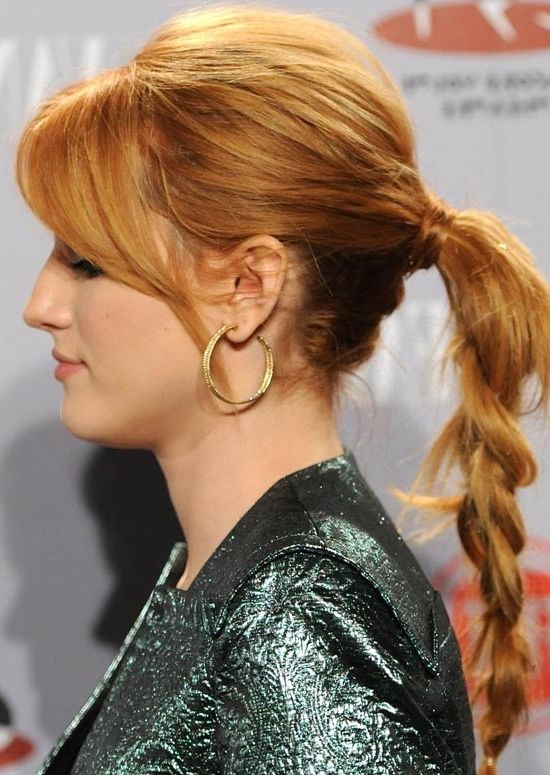 50 Amazing Workout Hairstyles You Can Try Regarding Waist Length Ponytail Hairstyles With Bangs (Photo 10 of 25)
