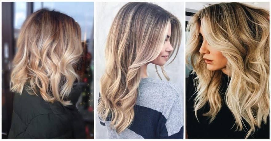 50 Bombshell Blonde Balayage Hairstyles That Are Cute And Easy For 2018 Within Root Fade Into Blonde Hairstyles (Photo 20 of 25)