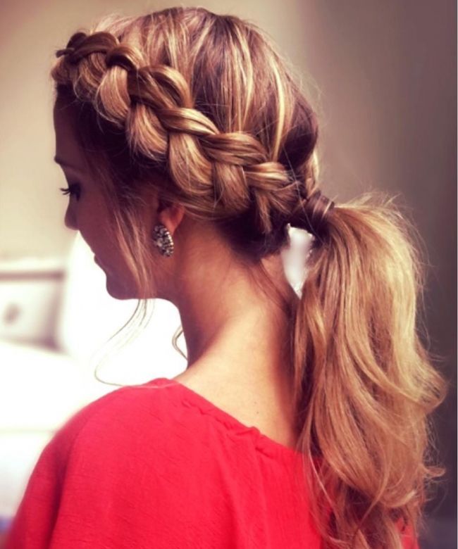 50 Great Braided Ponytail Hairstyles: From French To Fishtails Throughout French Braids Pony Hairstyles (View 16 of 25)