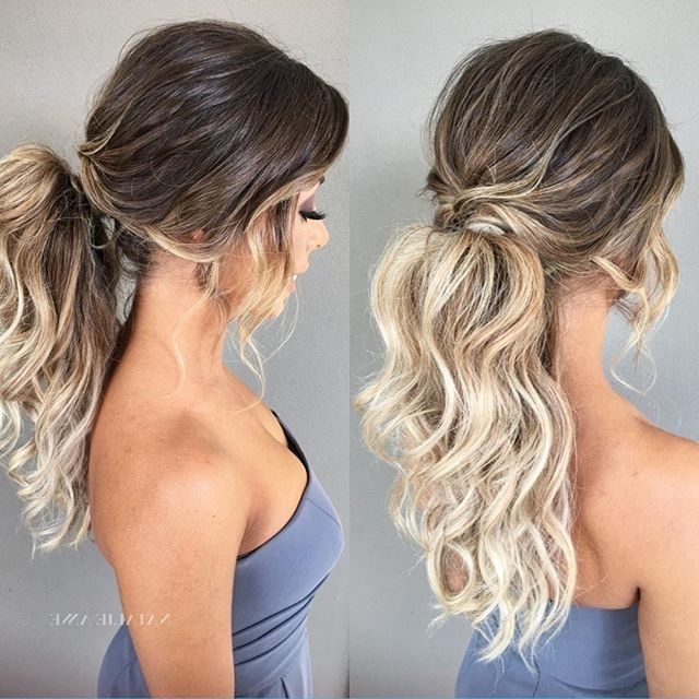 50 Pretty Easy Messy Ponytail Hairstyles You Can Try – Hairstyles Weekly In Messy And Teased Gray Pony Hairstyles (View 22 of 25)
