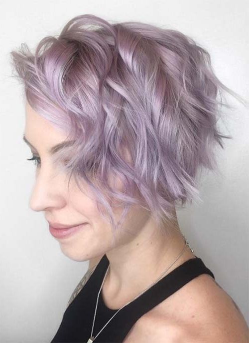 51 Lovely Short Curly Hairstyles: Tips For Healthy Short Curls – Glowsly With Voluminous Platinum And Purple Curls Blonde Hairstyles (View 21 of 25)