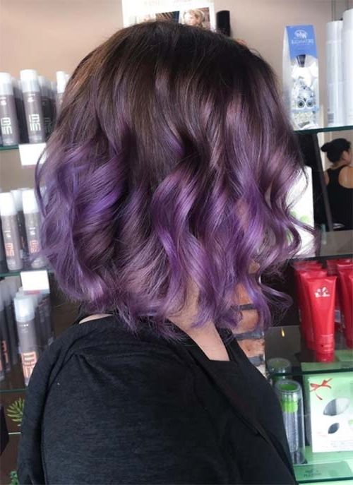 51 Lovely Short Curly Hairstyles: Tips For Healthy Short Curls – Glowsly With Voluminous Platinum And Purple Curls Blonde Hairstyles (Photo 15 of 25)