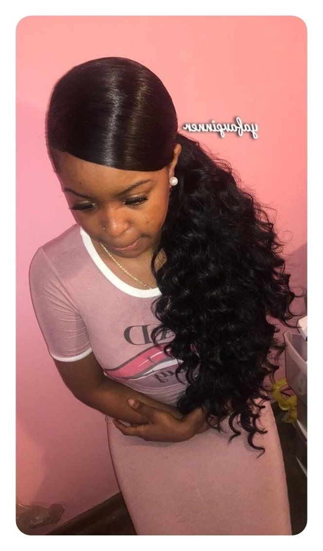 52 Classy Weave Ponytail Ideas You Are Sure To Love In High Curly Black Ponytail Hairstyles (View 16 of 25)