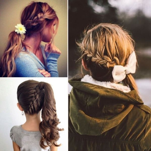 59 Easy Ponytail Hairstyles For School Ideas | Hairstyle Haircut Today Throughout Updo Pony Hairstyles With Side Braids (View 14 of 25)