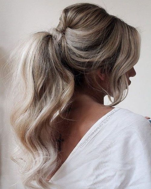 60 Gotta Have Hairstyles For Any Special Occasion In 2018 | Hair In Wavy Ponytail Hairstyles (Photo 11 of 25)