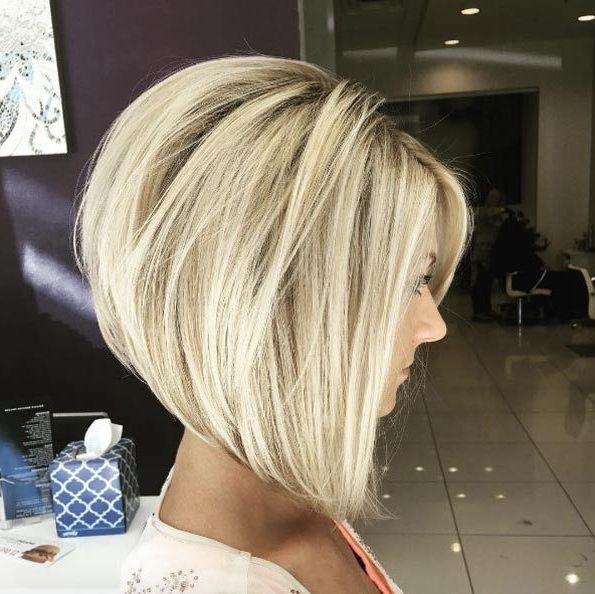 60 Sleek Short Hairstyles You Simply Can't Miss | Bobs, Short Regarding Voluminous Stacked Cut Blonde Hairstyles (Photo 1 of 25)