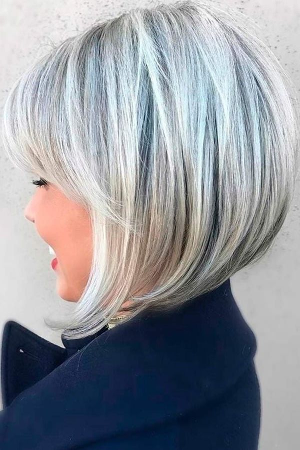 61 Charming Stacked Bob Hairstyles That Will Brighten Your Day Within Voluminous Stacked Cut Blonde Hairstyles (View 9 of 25)