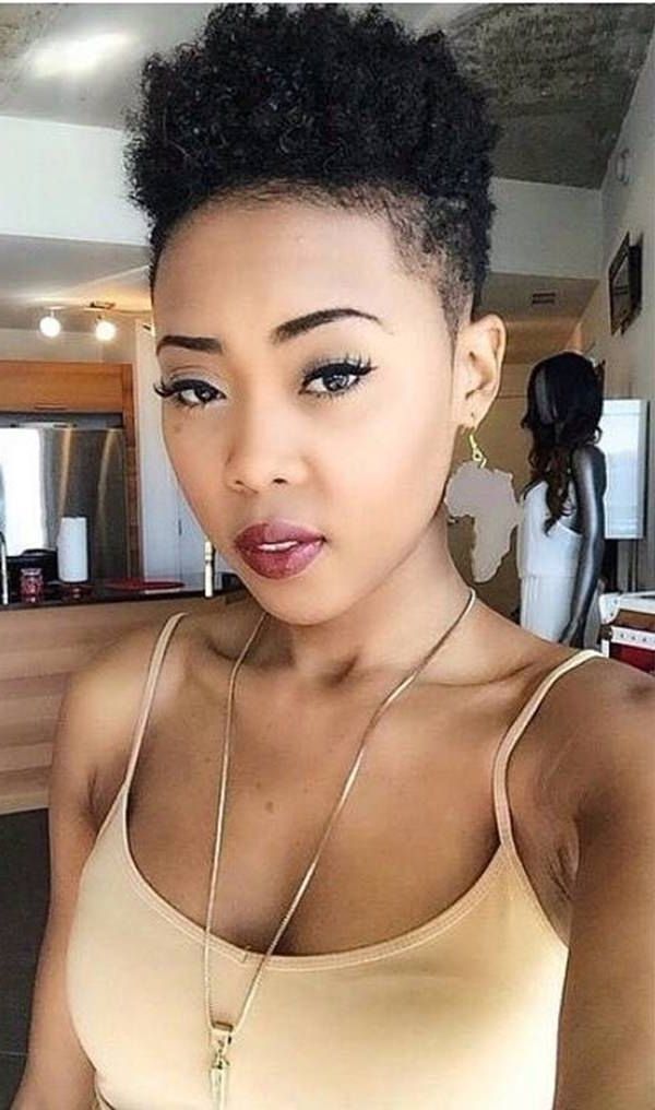 61 Short Hairstyles That Black Women Can Wear All Year Long In Most Popular Long Honey Blonde And Black Pixie Hairstyles (View 6 of 25)