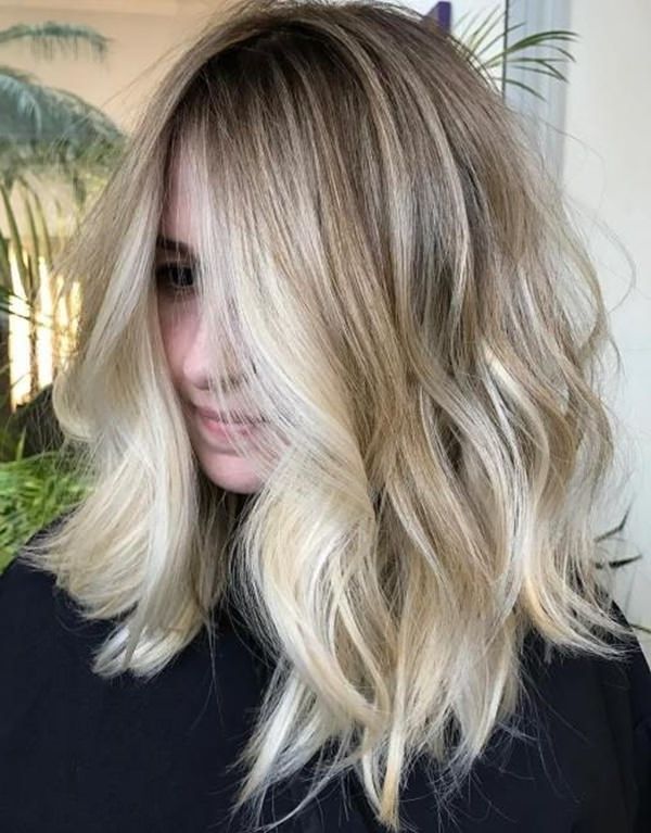 69 Of The Best Blonde Balayage Hair Ideas For You – Style Easily In Ombre Ed Blonde Lob Hairstyles (Photo 19 of 25)