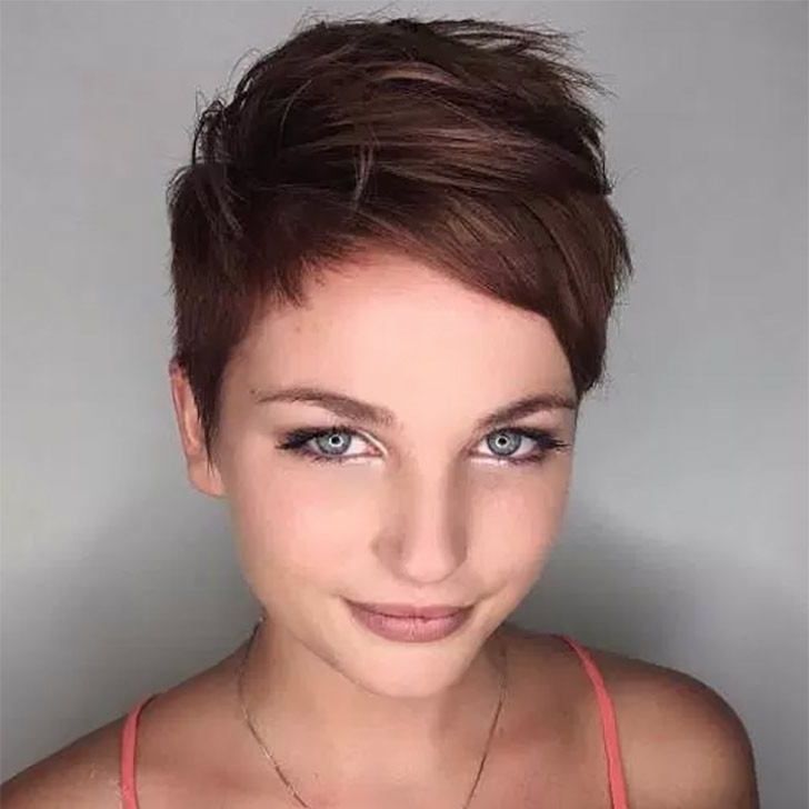 70 Best Pixie Cuts For 2018 In Trend Now Within Current Choppy Gray Pixie Hairstyles (Photo 16 of 25)