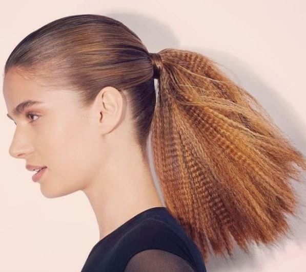 80S/'90S Crimped Hair Is Back: Here's How To Wear It This Time Around With Bold And Blonde High Ponytail Hairstyles (View 18 of 25)