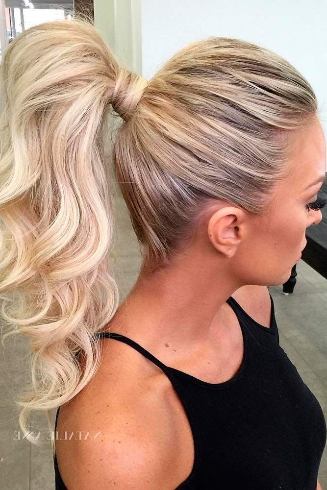 A High Ponytail Trend | Hair | Pinterest | High Ponytails, Stylish In Bold And Blonde High Ponytail Hairstyles (View 3 of 25)