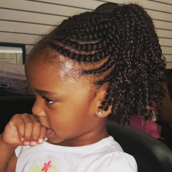 Amazing Braided Hairstyles For Black Women With Ponytail – Awesome With Regard To Mohawk Braid Into Pony Hairstyles (Photo 24 of 25)