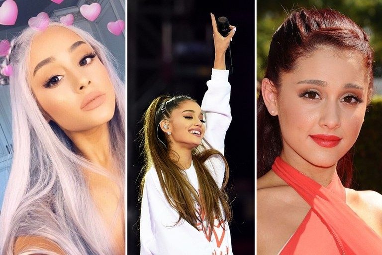 Ariana Grande's Beauty Evolution: Her Best Hair And Makeup Looks Within Soft Half Up Ponytail Hairstyles (View 19 of 25)