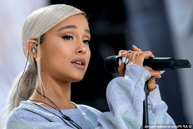 Ariana Grande's New Hairstyle In No Tears Left To Cry Video Sees In Classy Flower Studded Pony Hairstyles (View 25 of 25)