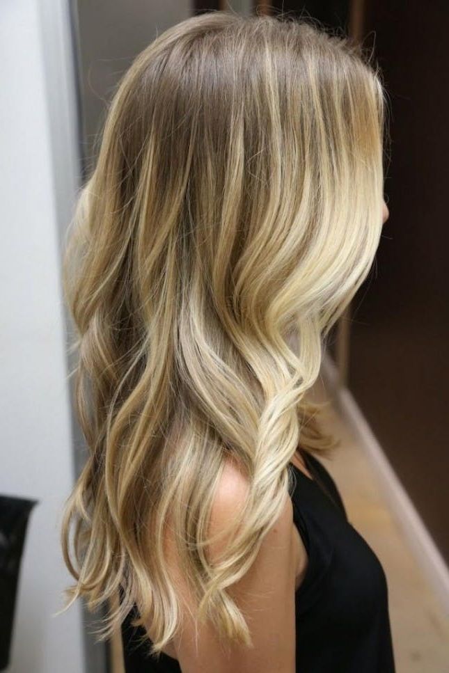 Balayage Hair Color Ideas | Brit + Co Within Root Fade Into Blonde Hairstyles (Photo 19 of 25)