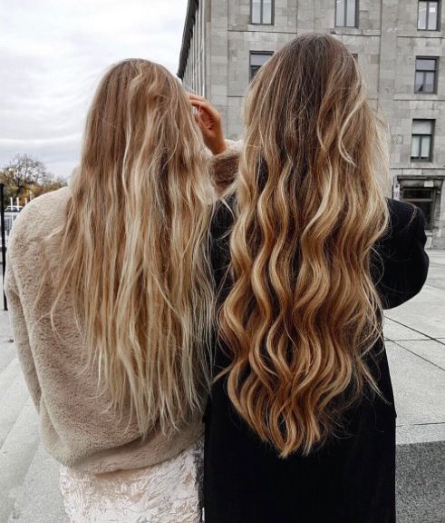 Beach Waves Hair. Wavy, Curly, Long, Dirty Blonde, Streaks Intended For Bronde Beach Waves Blonde Hairstyles (Photo 7 of 25)