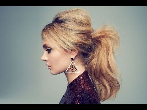 Beautiful Bump Ponytail For Short Hair – Youtube Inside Ponytail Hairstyles With Bump (View 2 of 25)