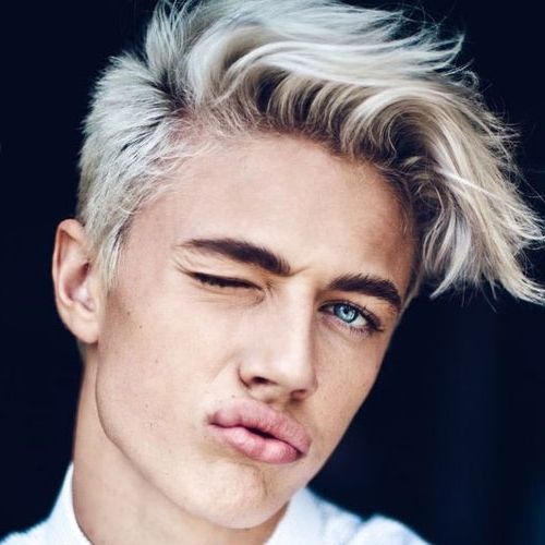 Best 40 Blonde Hairstyles For Men 2018 For Fade To White Blonde Hairstyles (Photo 16 of 25)
