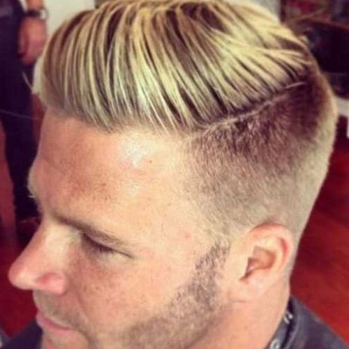 Best 40 Blonde Hairstyles For Men 2018 Inside Fade To White Blonde Hairstyles (Photo 2 of 25)