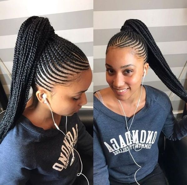 Black Ponytail Hairstyles, Best Ponytail Hairstyles For Black Hair Regarding High Black Pony Hairstyles For Relaxed Hair (Photo 16 of 25)