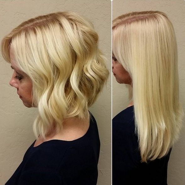 Blonde Angled Bob Haircuts – Popular Haircuts For Trendy Angled Blonde Haircuts (View 8 of 25)