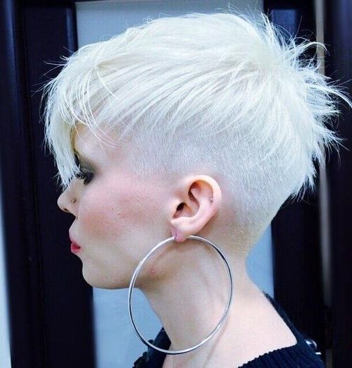 Blonde, Red, Brown, Ombre Ed And Highlighted Pixie Cuts For Any Taste Pertaining To Most Recent Bleach Blonde Pixie Hairstyles (View 5 of 25)