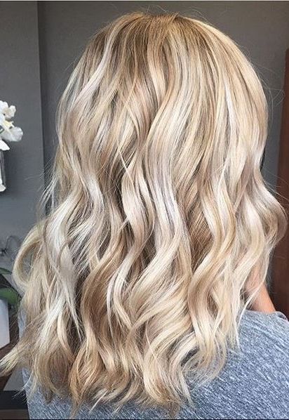 Butter Blonde Balayage Highlights | Hair Styles | Pinterest Pertaining To Buttery Highlights Blonde Hairstyles (Photo 1 of 25)