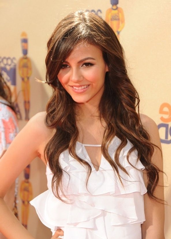 Casual Daily Wavy Hairstyle For Long Hair – Victoria Justice's With Botticelli Ponytail Hairstyles (View 25 of 25)